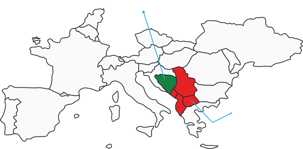 Italy Pharm map of market